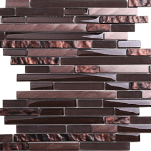 Imagery Glass 16HKS44-RS Metallics Chocolate