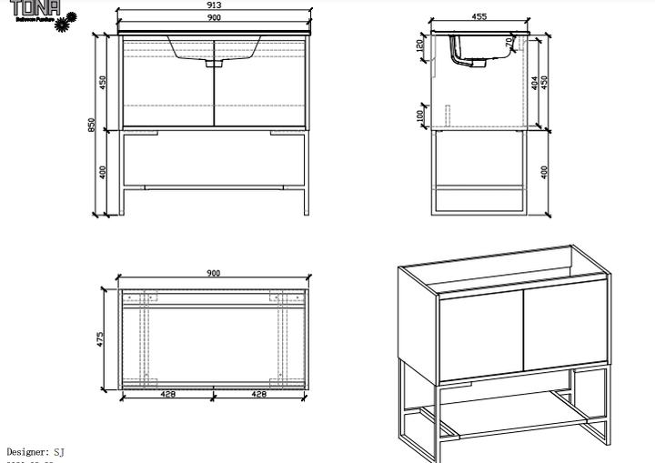 iStyle V9006 Allen Vanity