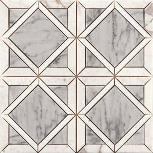 Imagery Glass AP217 Ariston Carrara Squared
