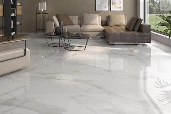 Ecotile  White Marbles   Series