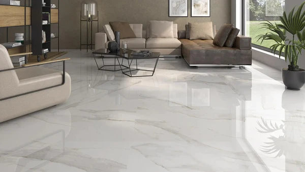 Ecotile  White Marbles   Series