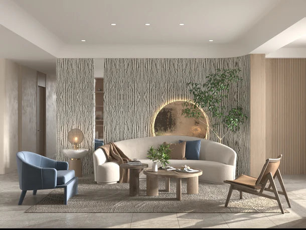 FLAKE REDS Wall Panel