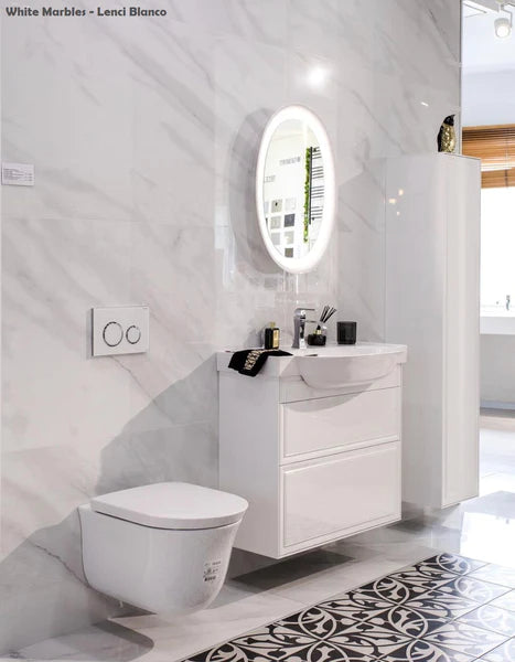 Ecotile  White Marbles   Series