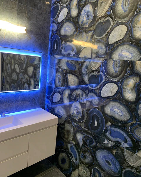 Ecotile  Marmi Blue  Series