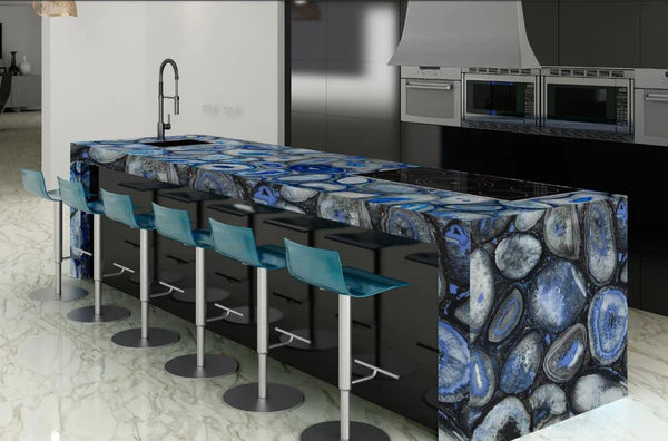 Ecotile  Marmi Blue  Series