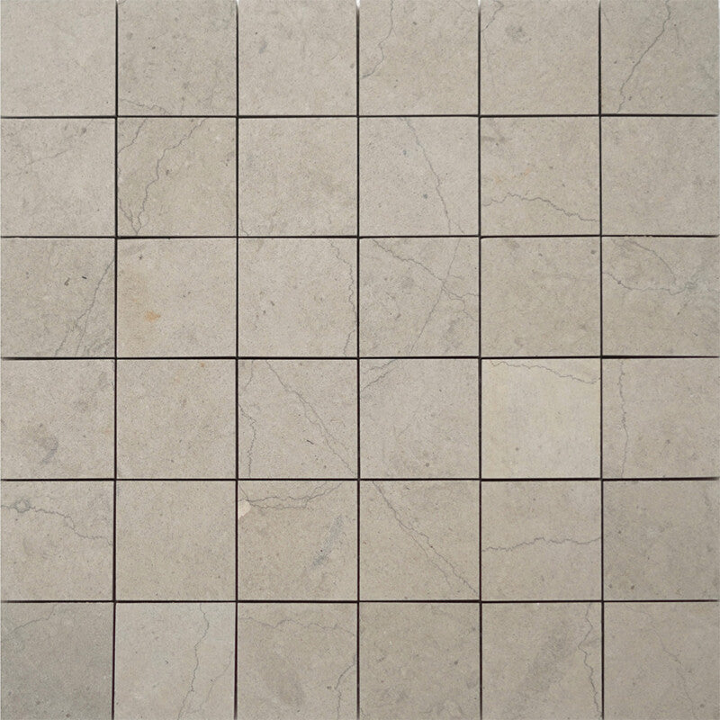 Britannia Light Honed 2x2 Limestone Mosaic (MYS)