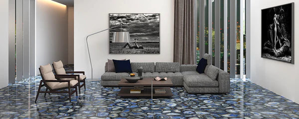 Ecotile  Marmi Blue  Series