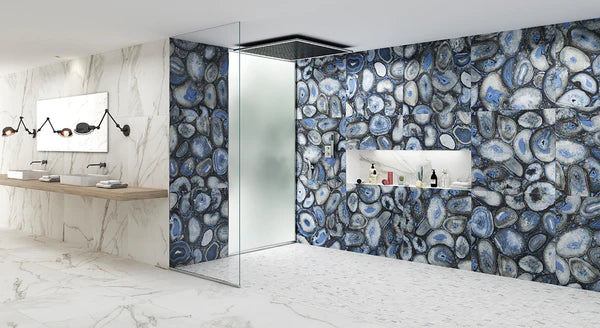 Ecotile  Marmi Blue  Series