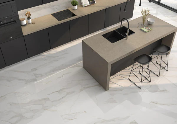 Ecotile  White Marbles   Series