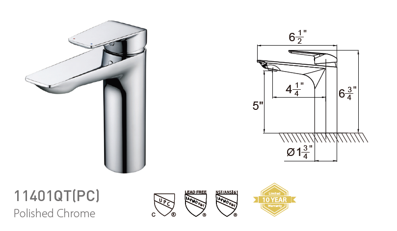 Pasgo 11401QT Polished Chrome