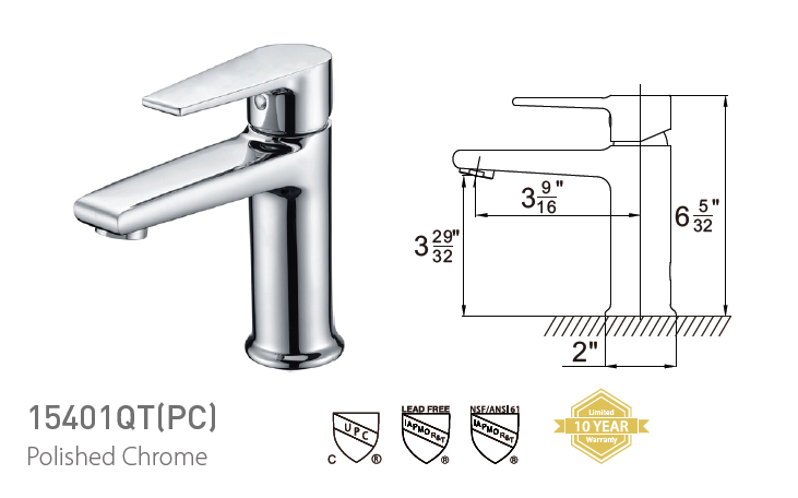 Pasgo 15401QT Polished Chrome