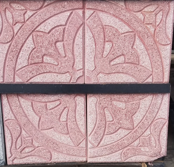 Concrete Paving Stone/Pavers UNI Rosetta Red 16" x 16"