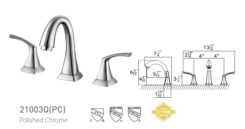 Pasgo 21003Q Polished Chrome