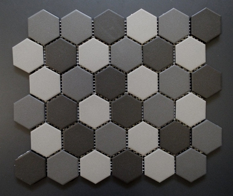 UNGL HEXMIXD - 2" HEXAGON Grey Mix