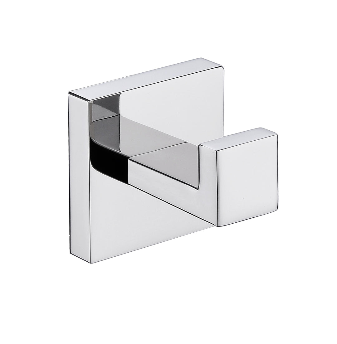 Lexora Bagno Lucido Stainless Steel Robe Hook, Chrome Finish LRH14152PC