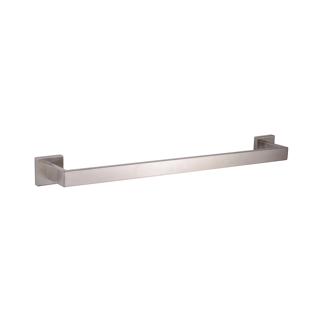 Lexora Bagno Lucido Stainless Steel Towel Bar, Satin Finish