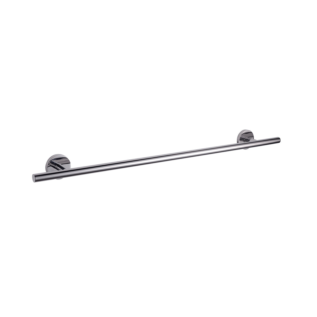 Lexora Bagno Nera Stainless Steel Towel Bar, Chrome Finish