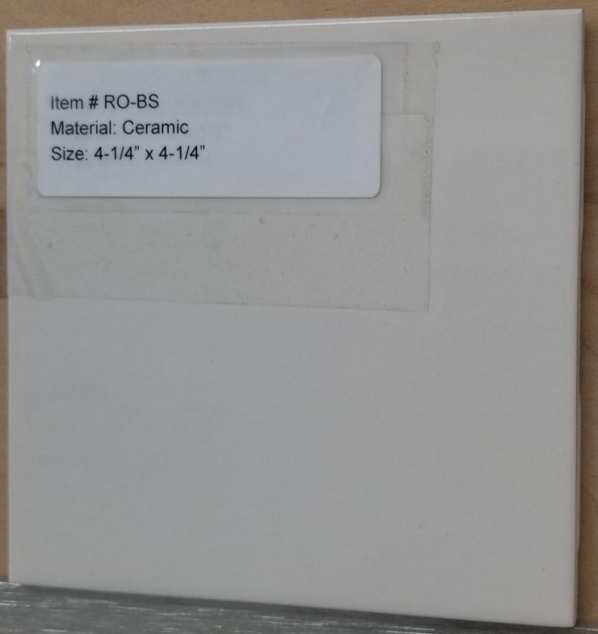 Metro Series Ceramic Wall Tile 4-1/4" x 4-1/4" Biscuit Glossy