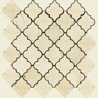 CREMALANT Opaline 2" Natural Stone Lantern Mosaic