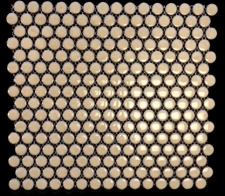 PNR CAMEL - 3/4" Shiny Penny Round