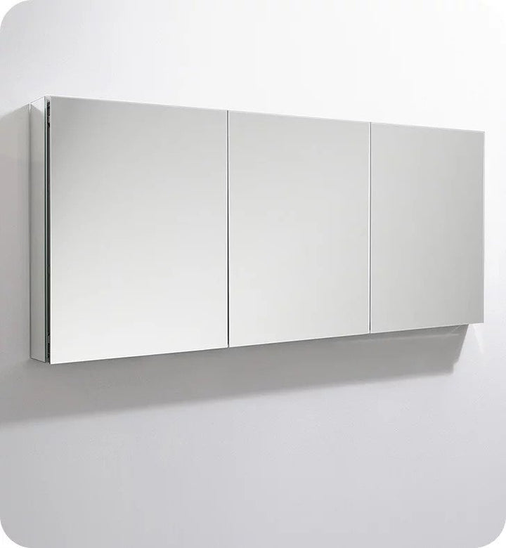 Fresca FMC8020 59" Wide x 36" Tall Bathroom Medicine Cabinet with Mirrors