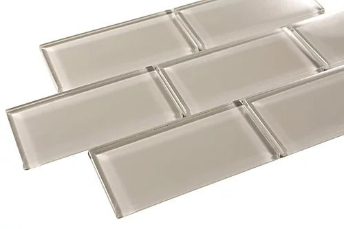 Elegant Mosaic GH102 Fog 3" x 6"