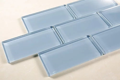 Elegant Mosaic GH112 Blue Seafoam 3" x 6"