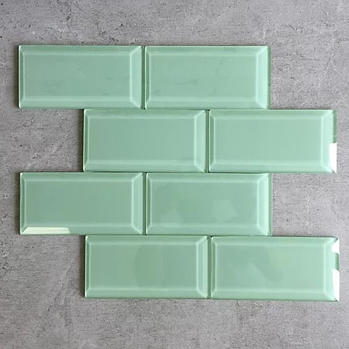 Elegant Mosaic GH126B Bud Green 3" x 6"