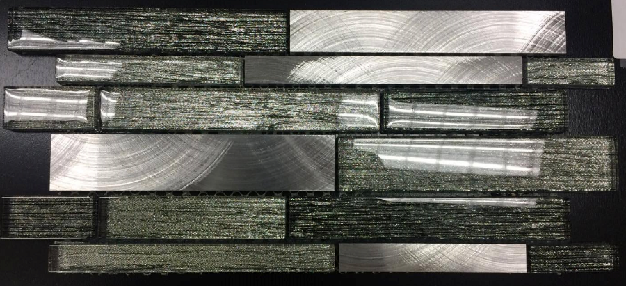 Merola Tile Galaxy Black Brick