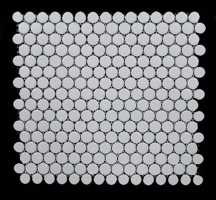 PNR 1091 - 3/4" Grey Matte Penny Round