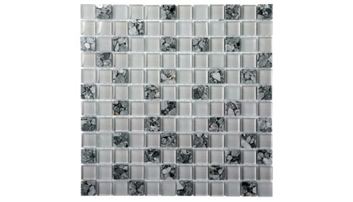 Aquastone Series Grigio 1" x 1" on 12" x 12" AS04