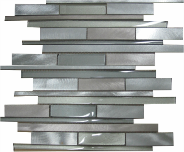 Imagery Glass IMG-CAL040 Neptune Random Strips Mosaic