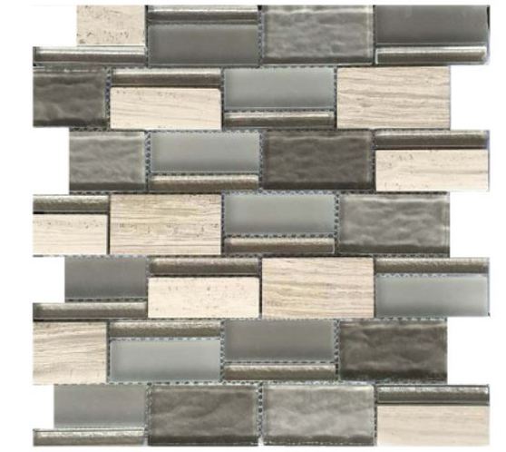 J-2 Eclipse Random Glass and Stone Mosaic