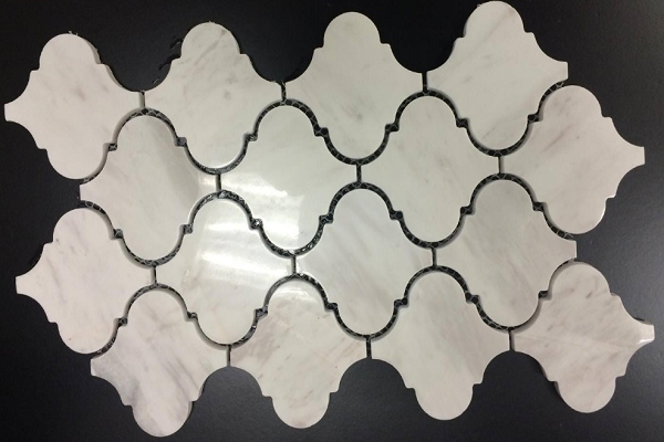 Merola Tile Lantern Arabesque Wooden White