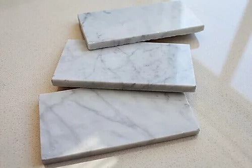 Elegant Mosaic MW7 White Carrara 3" x 6"