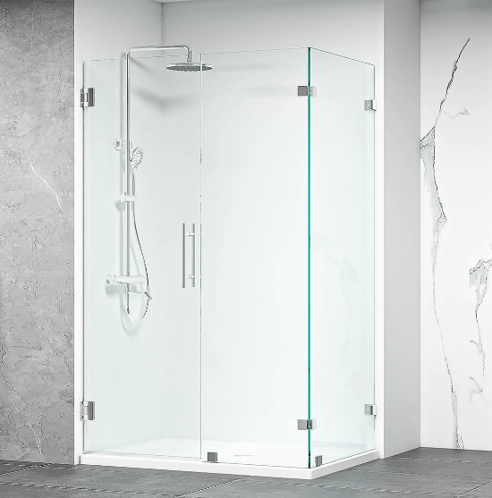 iStyle Frameless Pivot Shower Door Mikos