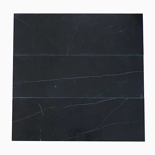 Elegant Mosaic NM25 Nero Marquina 4" x 12"