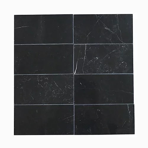 Elegant Mosaic NM7 Nero Marquina 3" x 6"