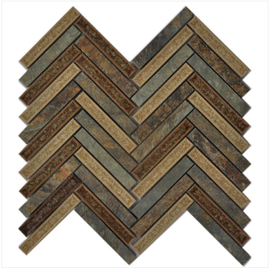 Princeton Tile Ice Crackled /Slate PC007