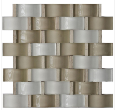 Princeton Tile Wooden Grey Blend Glass PG046