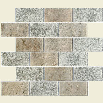 Imagery Glass PM-9803 Metropolitan 2" x 4" Brick Ink Jet Glass