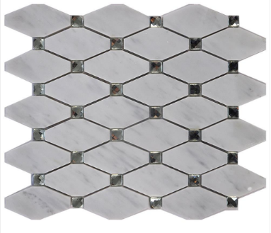 Princeton Tile Bianco Carrara White Blend Diamond PS005