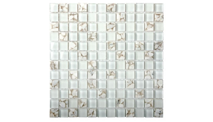 Aquastone Series Polar 1" x 1" on 12" x 12" AS01