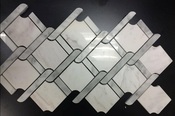 Merola Tile Rope Carrara White & Carrara Grey