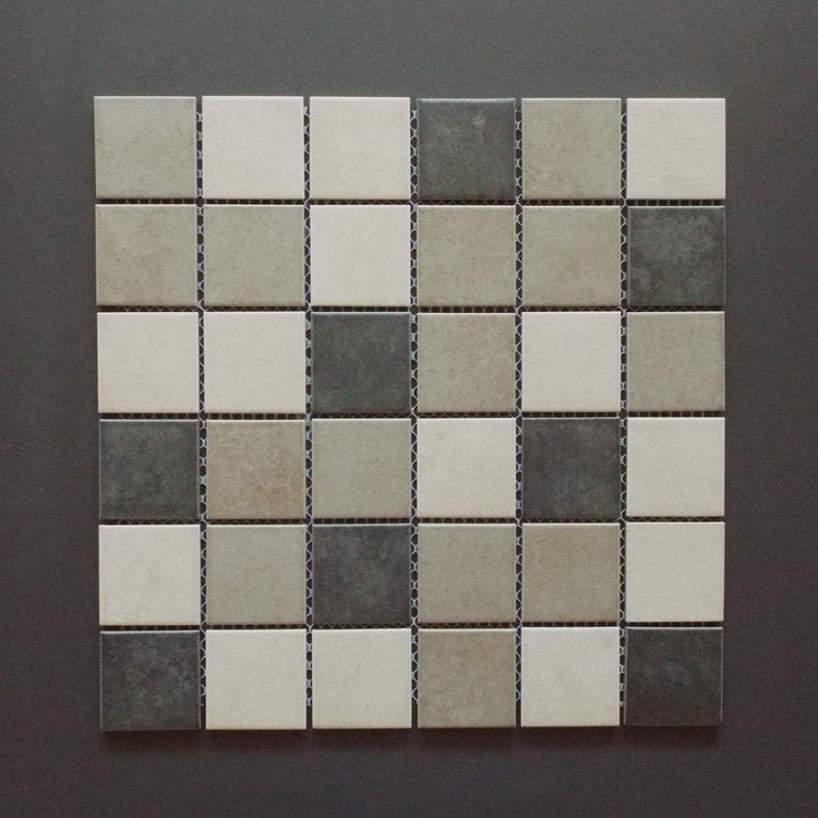 SQ PHPCR89 - 2"X2" Matte Grey Mix