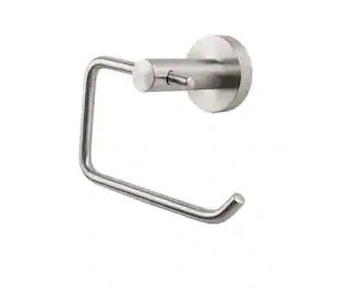 Lexora Bagno Nera Stainless Steel Paper Holder, Satin Finish LPH16152SN