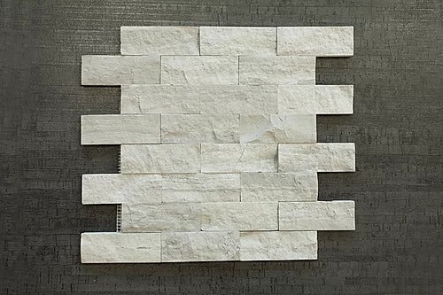 Elegant Mosaic WB27 Wooden Gray Random on 16" x 12"