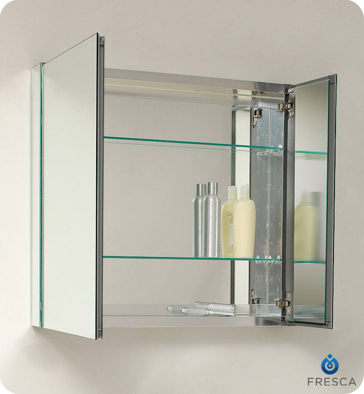 Fresca 30" Wide Bathroom Medicine Cabinet with Mirrors FMC8090
