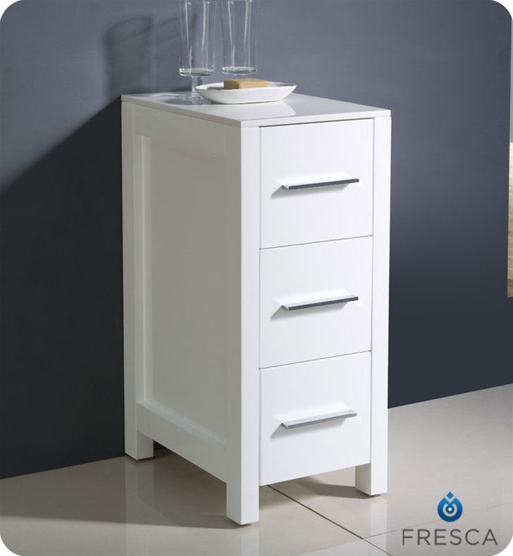 Fresca FST8110MR Adour Mirrored Bathroom Linen Side Cabinet - Faucets, Mosaic, Kitchen Supplies