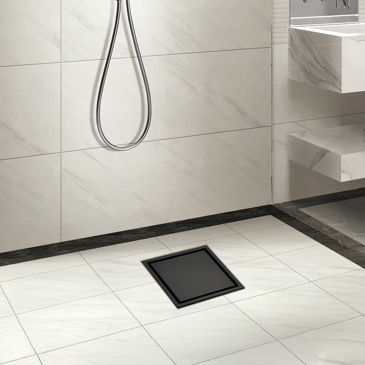 Aquadom Square Tile In Shower Drain